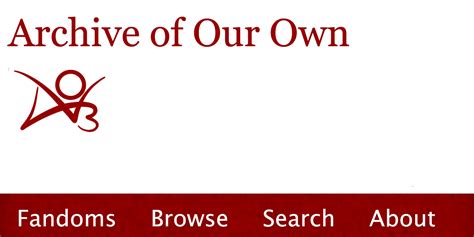 archive of our own homepage.